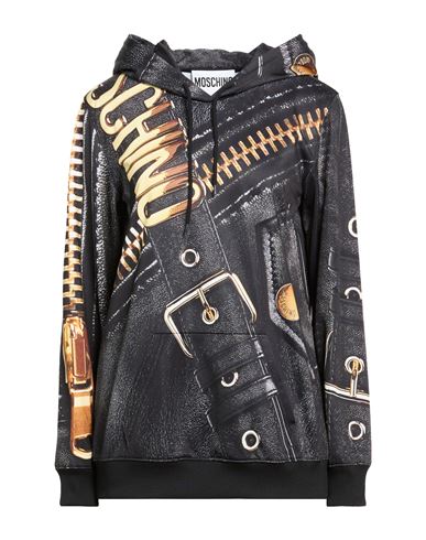 Woman Sweatshirt Black Size 2 Polyester