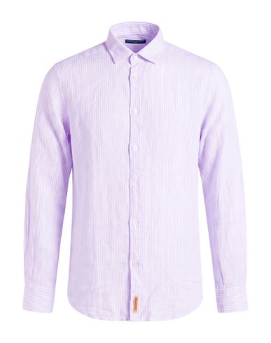 B. d.baggies Man Shirt Lilac Size S Linen