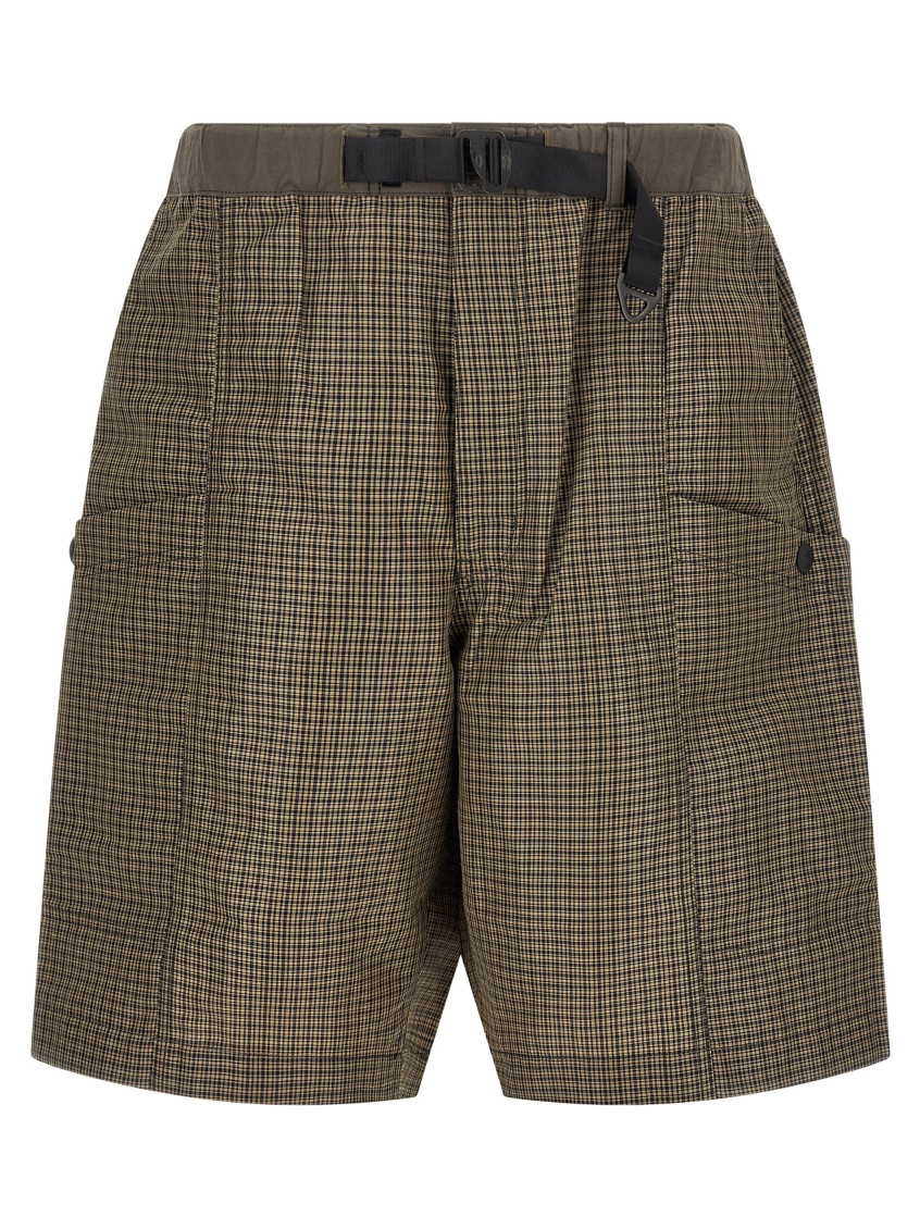 Green Vichy Bermuda Shorts