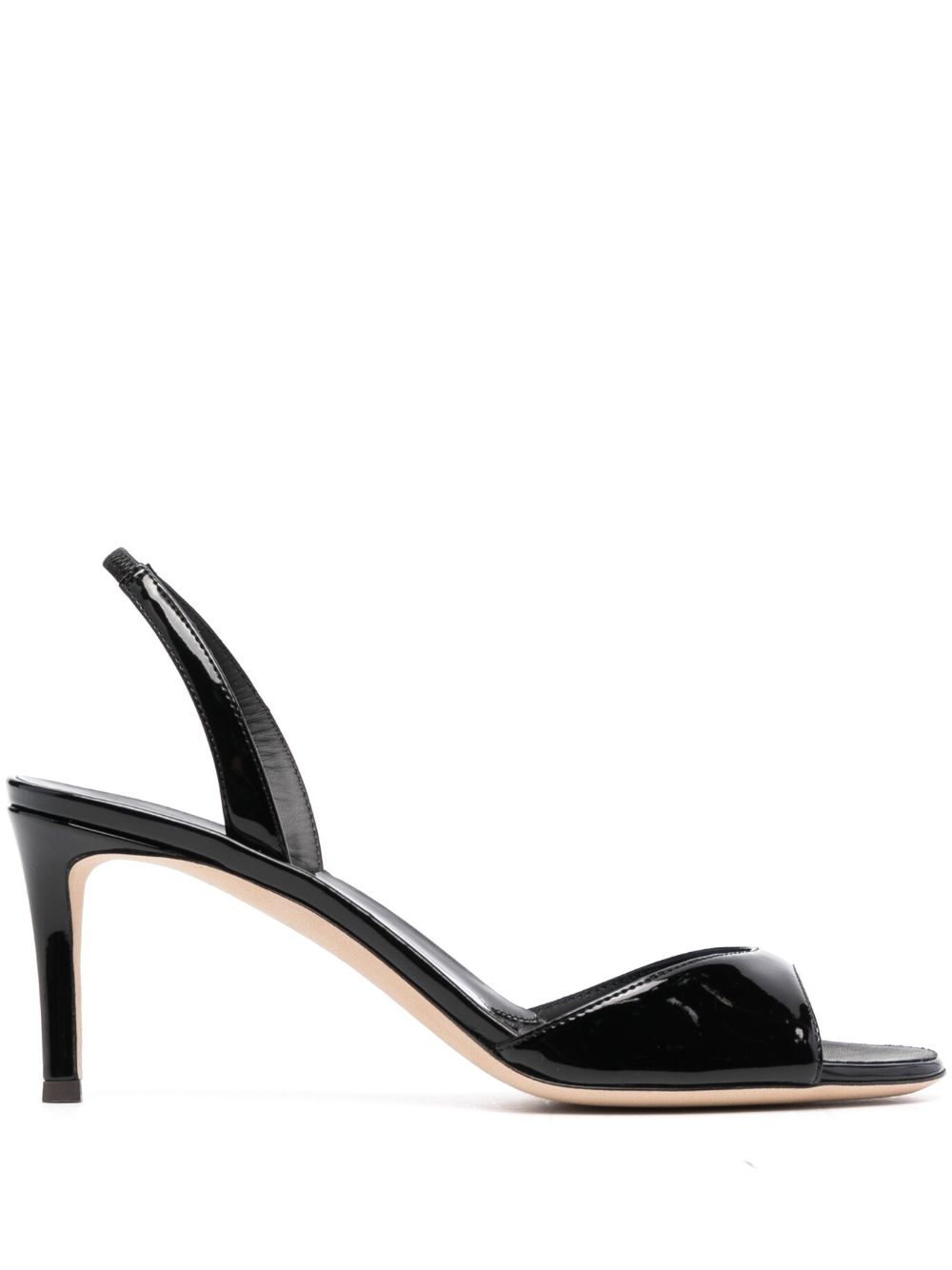 70mm open-toe sandals - Black