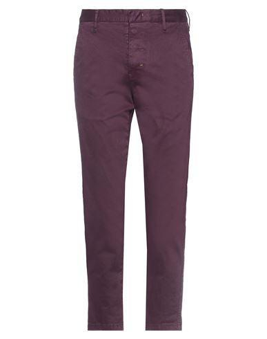 Man Pants Plum Size 32 Cotton, Elastane