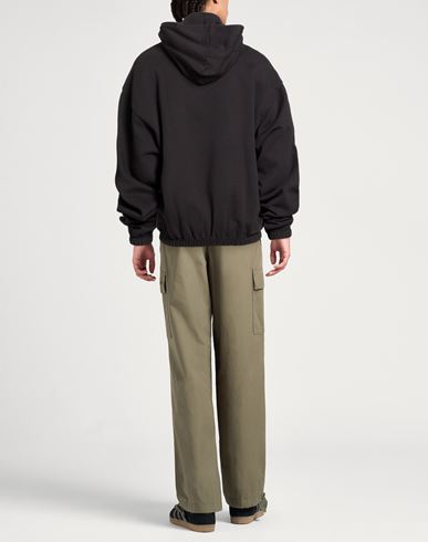 Man Sweatshirt Black Size M Cotton