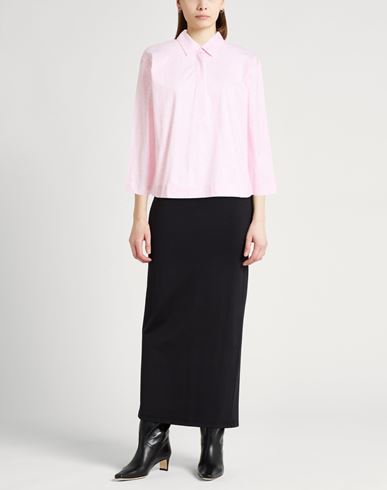 Woman Polo shirt Light pink Size 10 Cotton