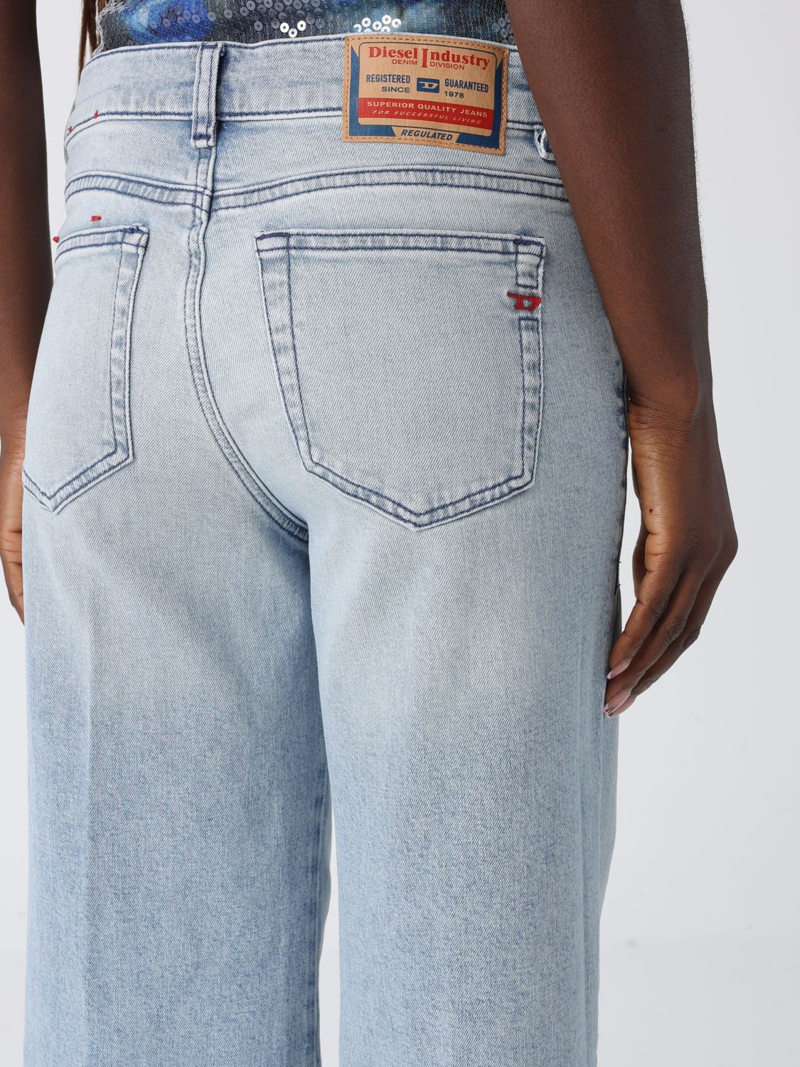 Jeans Woman color Denim