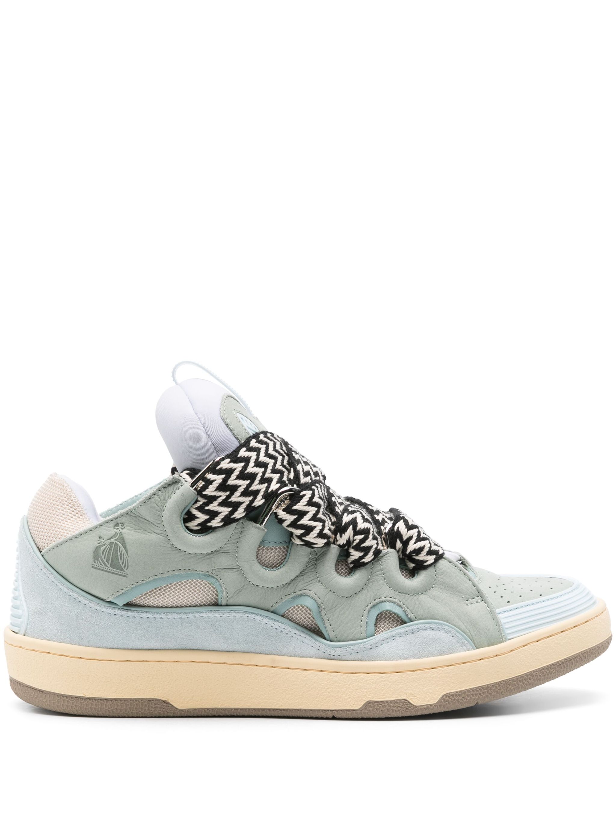 Curb Sneakers Blue Calf Calzature - Unisex