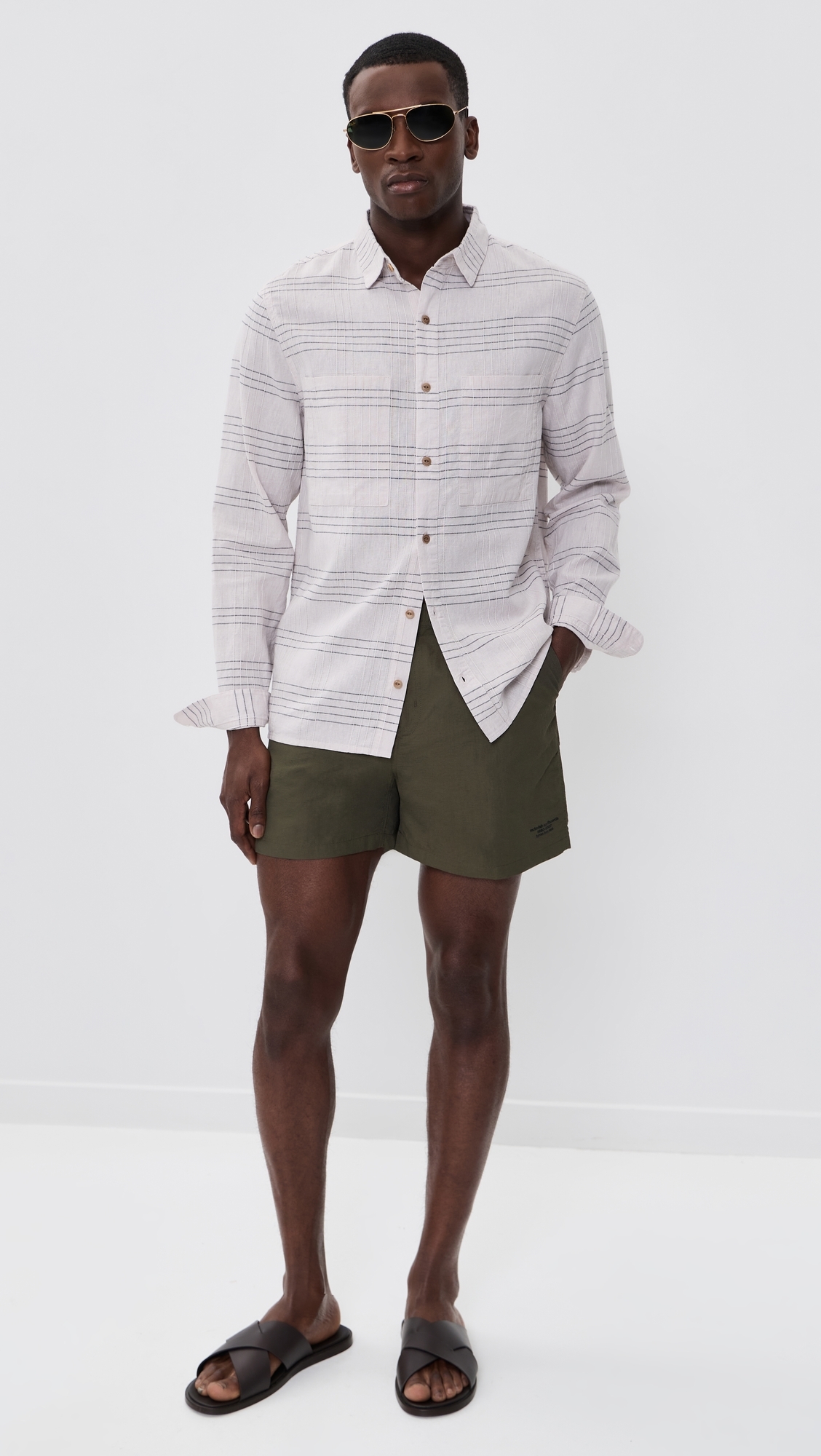 Land Swim Shorts Green