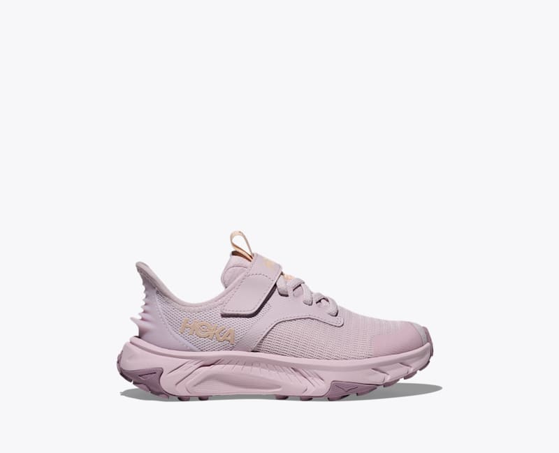 HOKA Transport Freedom Shoes in Lilac Cream/Tangerine Glow
