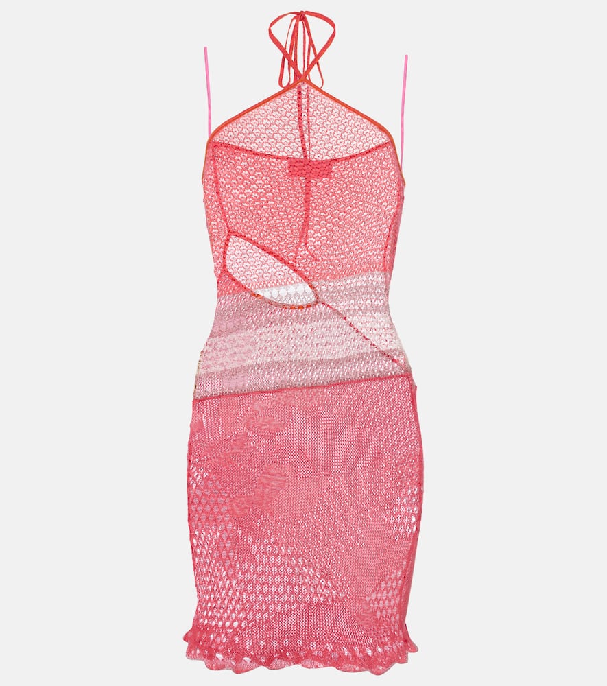 Natalie knitted cotton minidress