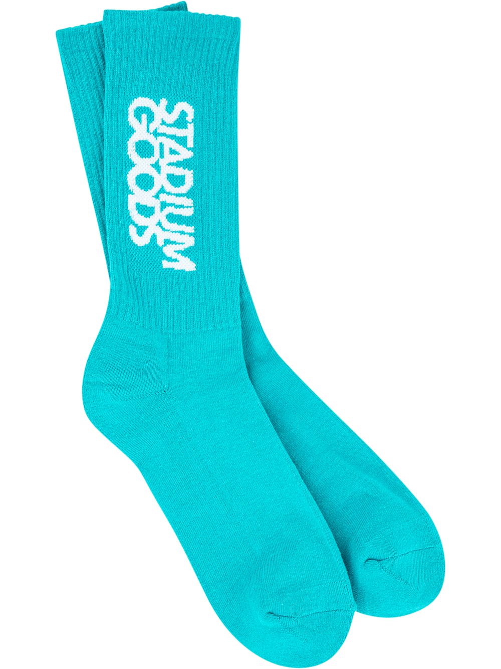 Logo "Teal" crew socks - Blue