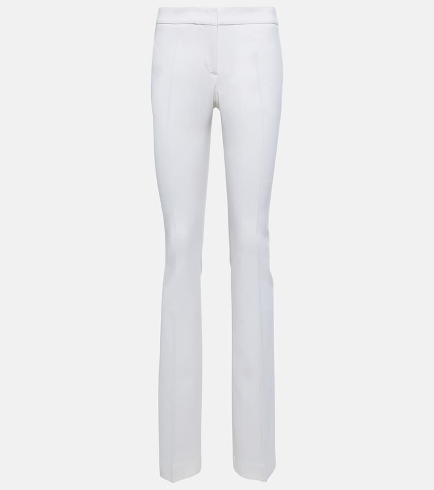 Mid-rise slim pants