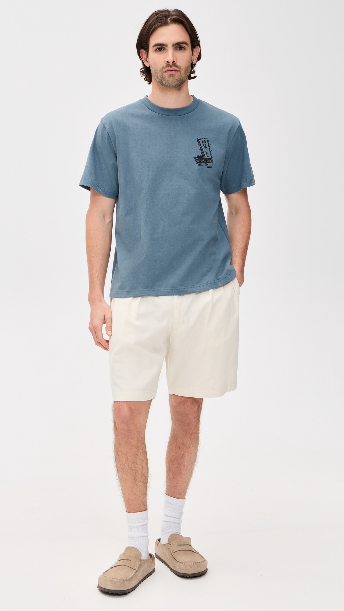 Twill Part Timer Shorts Off-White
