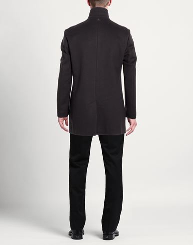 Man Coat Midnight blue Size 36 Wool, Polyamide, Cashmere