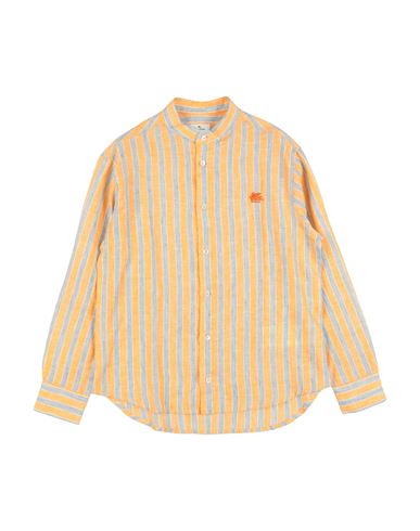 Kid Boy Shirt Marigold Size 10 Linen
