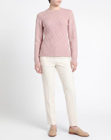 Woman Sweater Antique rose Size M Cashmere