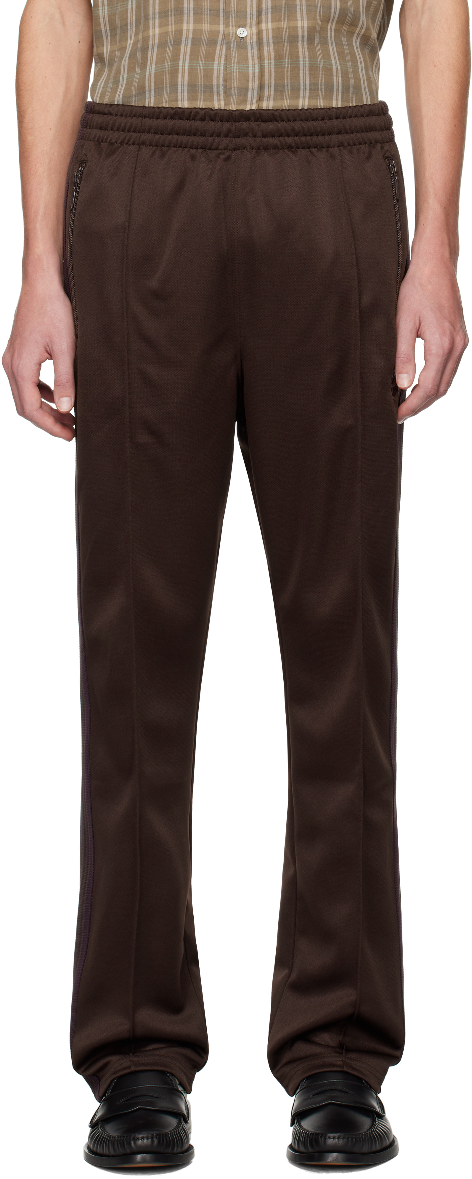 NEEDLES Brown Narrow Track Pants