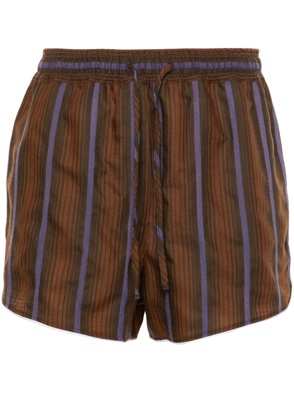 Life wool shorts - Brown