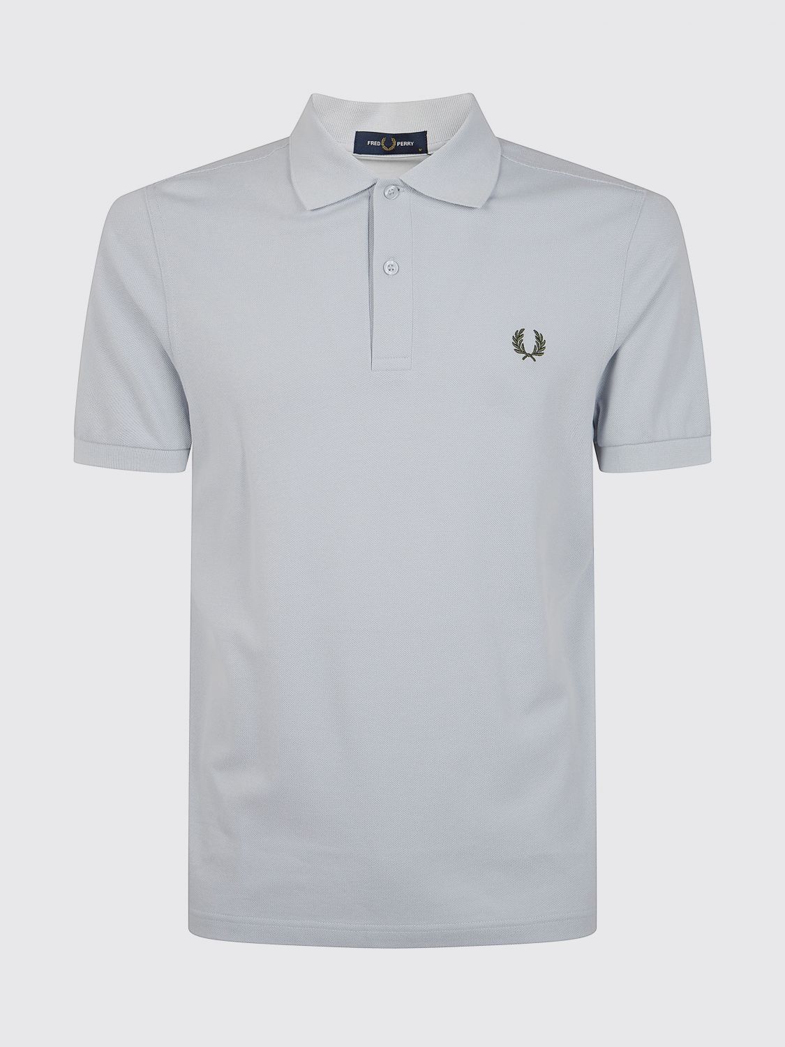 Short-Sleeved Cotton Polo Shirt with Embroidered Chest Logo