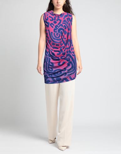 Woman Top Magenta Size S Viscose, Elastane