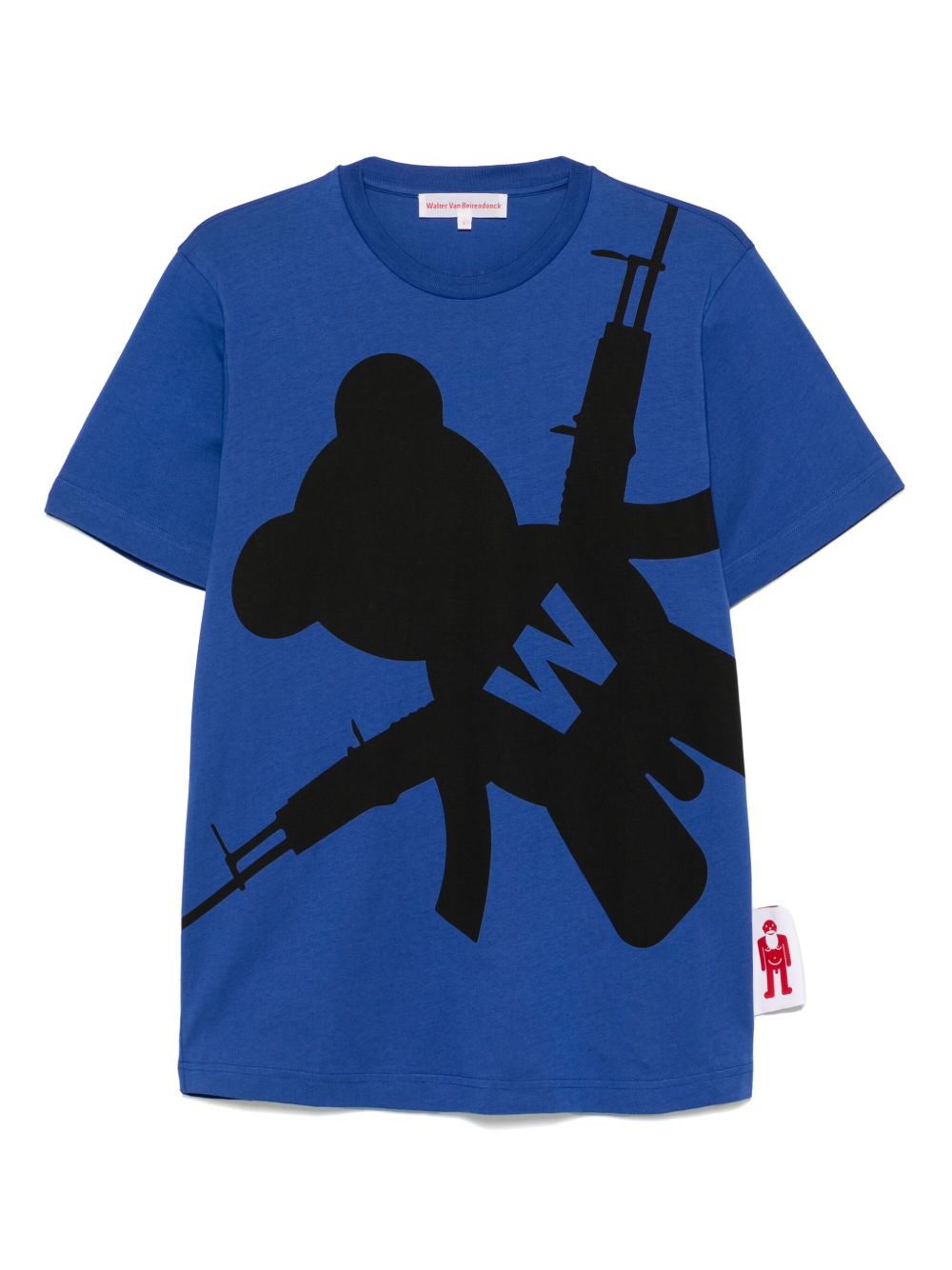 WOW cotton hoodie - Blue