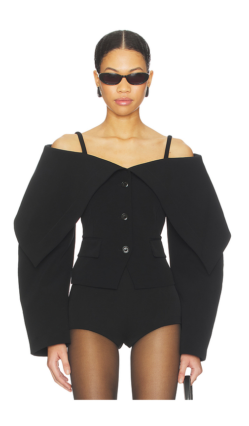 Nanushka Amantha Blazer in Black. S also in