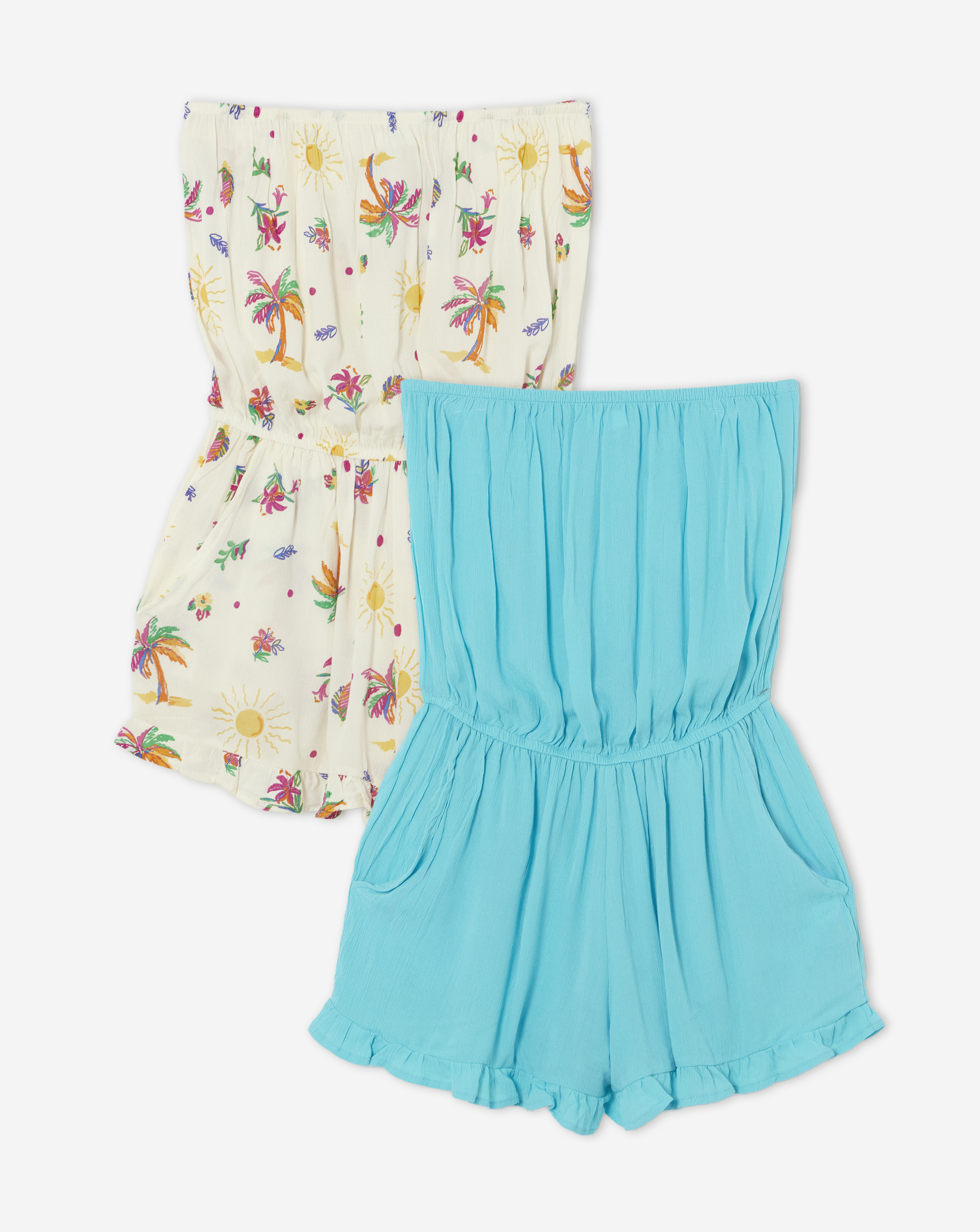 2 Pack Value Bandeau Playsuit