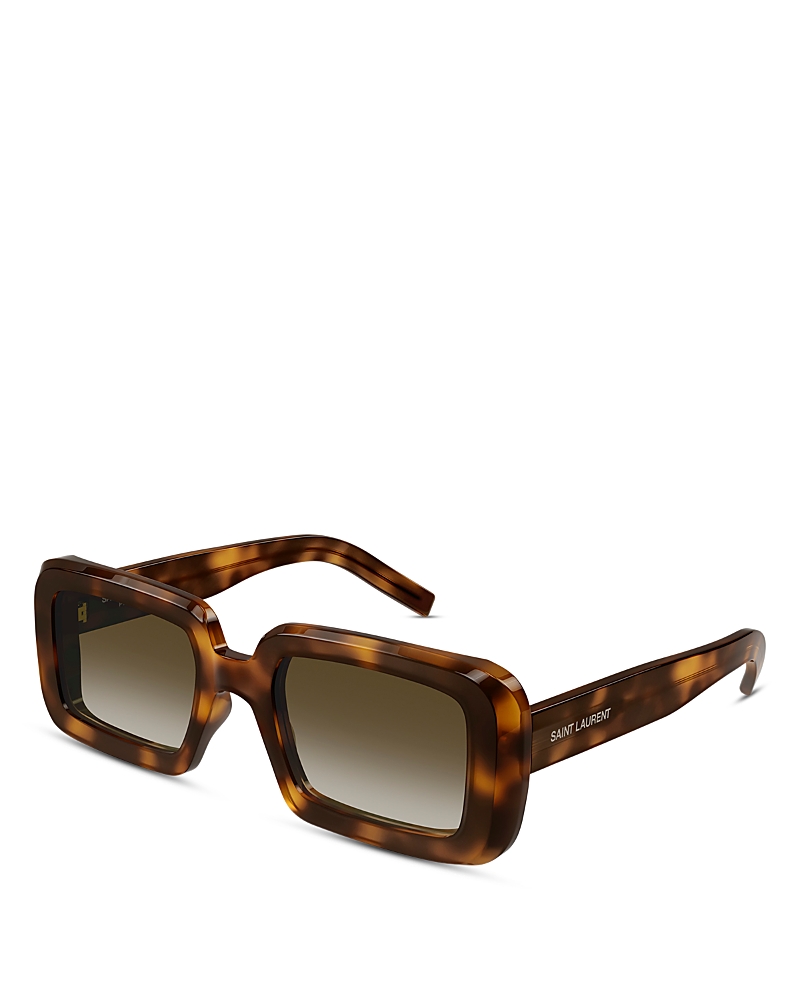 Sunrise Fashion Icons Rectangular Sunglasses, 52mm