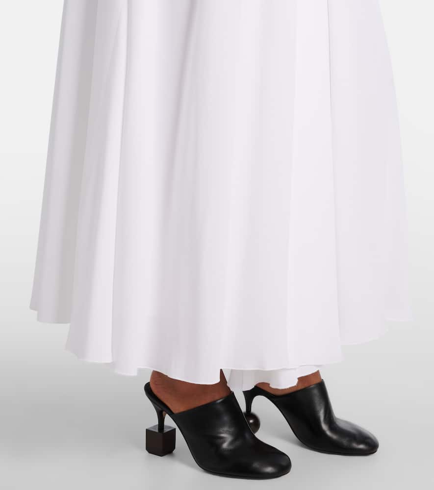 Norma draped maxi dress