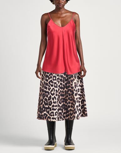 Forte_forte Woman Top Red Size 3 Silk, Elastane