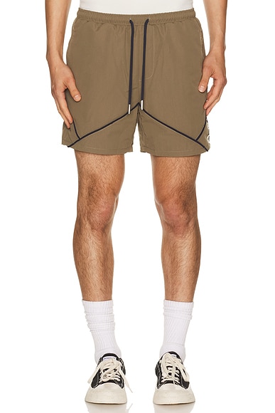 Honor The Gift Growth Track Short in Pebble - Sage. S also in M, XXL/2X