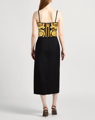 Woman Top Yellow Size 4 Silk, Elastane