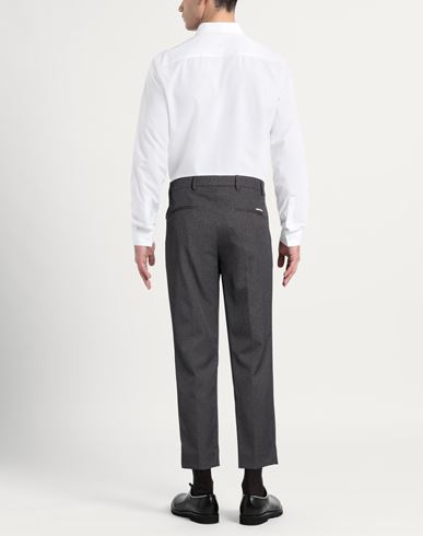 Man Pants Grey Size 34 Polyester, Viscose, Elastane