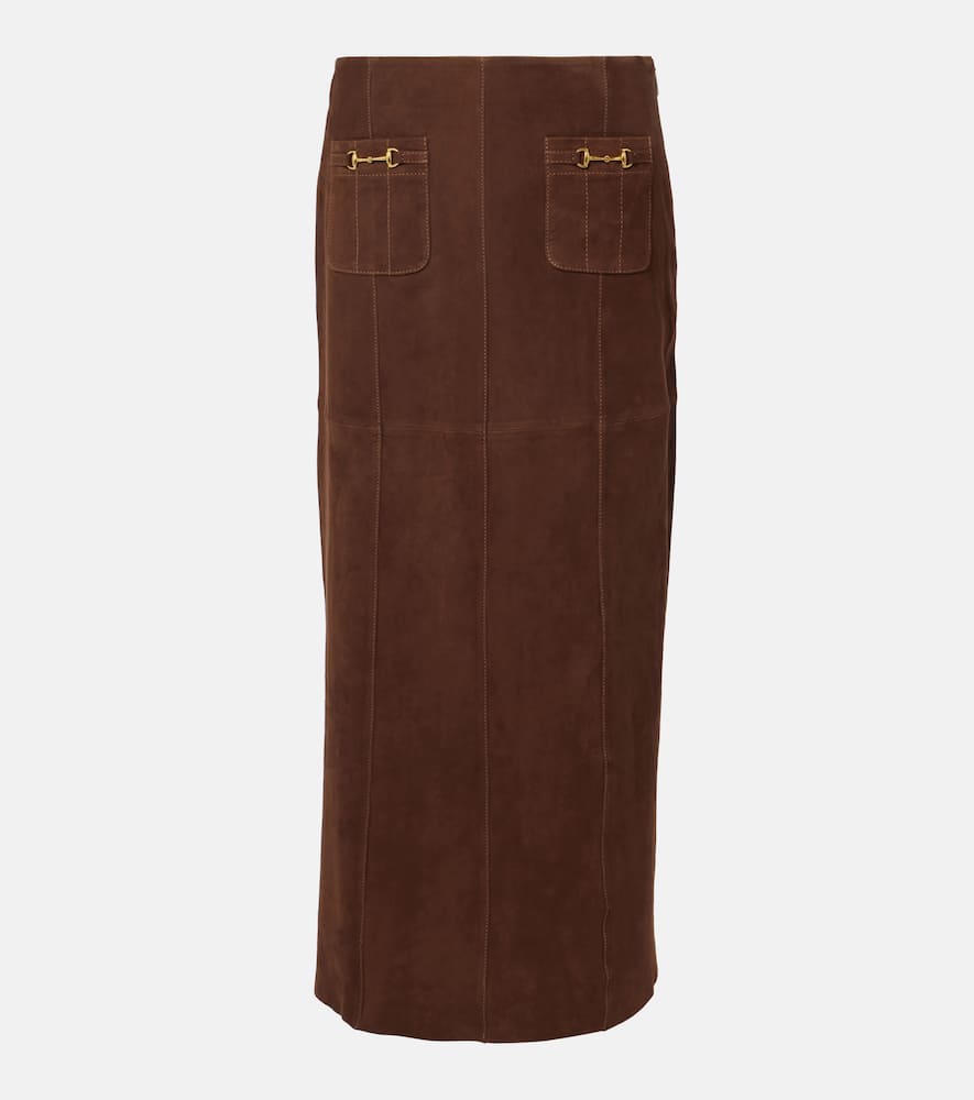 Edwina suede skirt