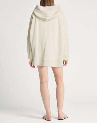 Woman Sweatshirt Beige Size S Cotton, Polyester