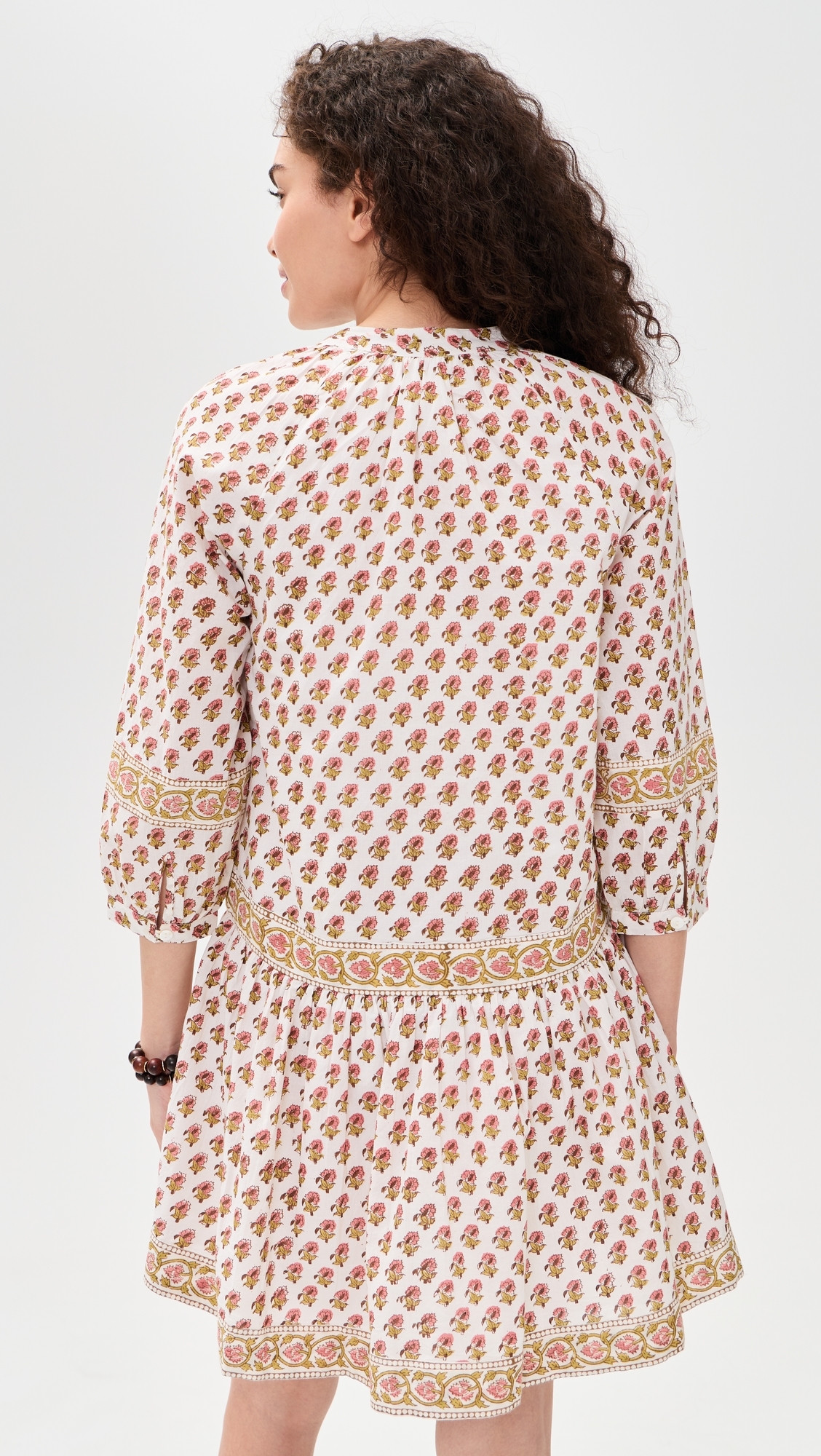 Jeanine Dress Faded Rose Daisy