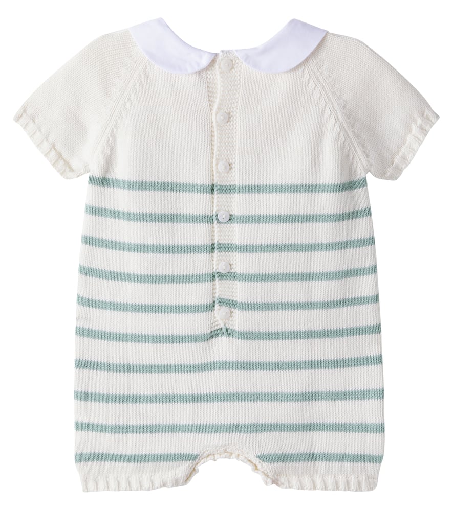 Baby Clavel striped cotton onesie