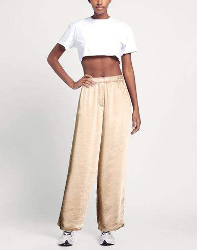 Woman Pants Sand Size S Polyester
