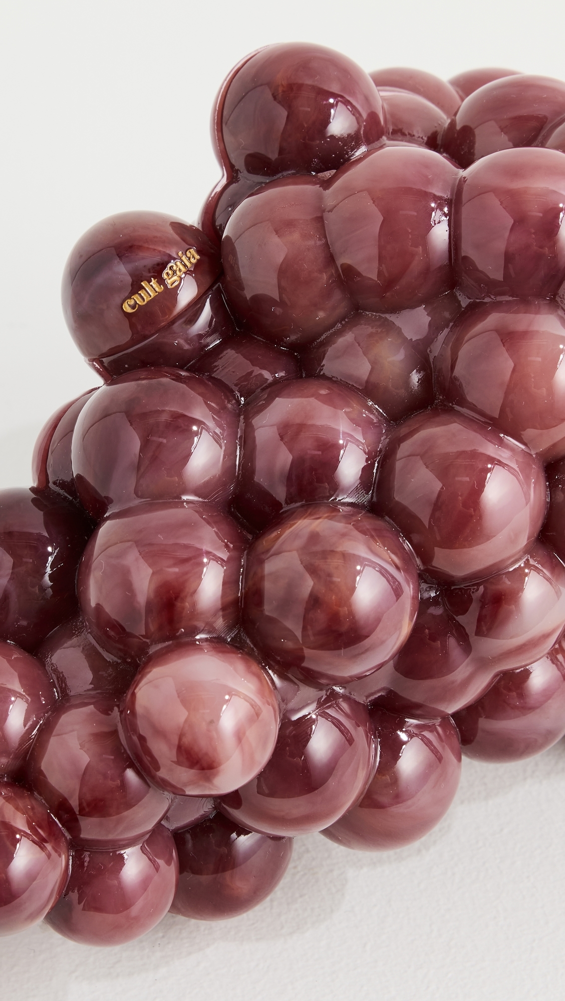 Grape Clutch Crimson One Size