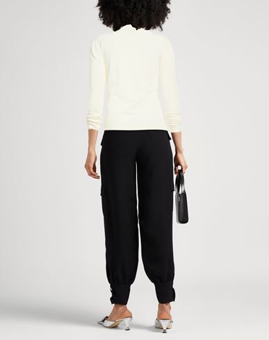 Woman Turtleneck Ivory Size 8 Viscose, Polyamide