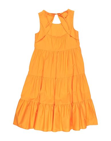 Kid Girl Kids' dress Orange Size 14 Cotton