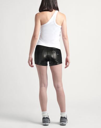X Mixmag Woman Shorts & Bermuda Shorts Black Size 27 Cotton, Elastane, Polyurethane