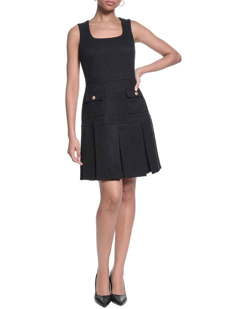 Knit Tweed A-Line Dress