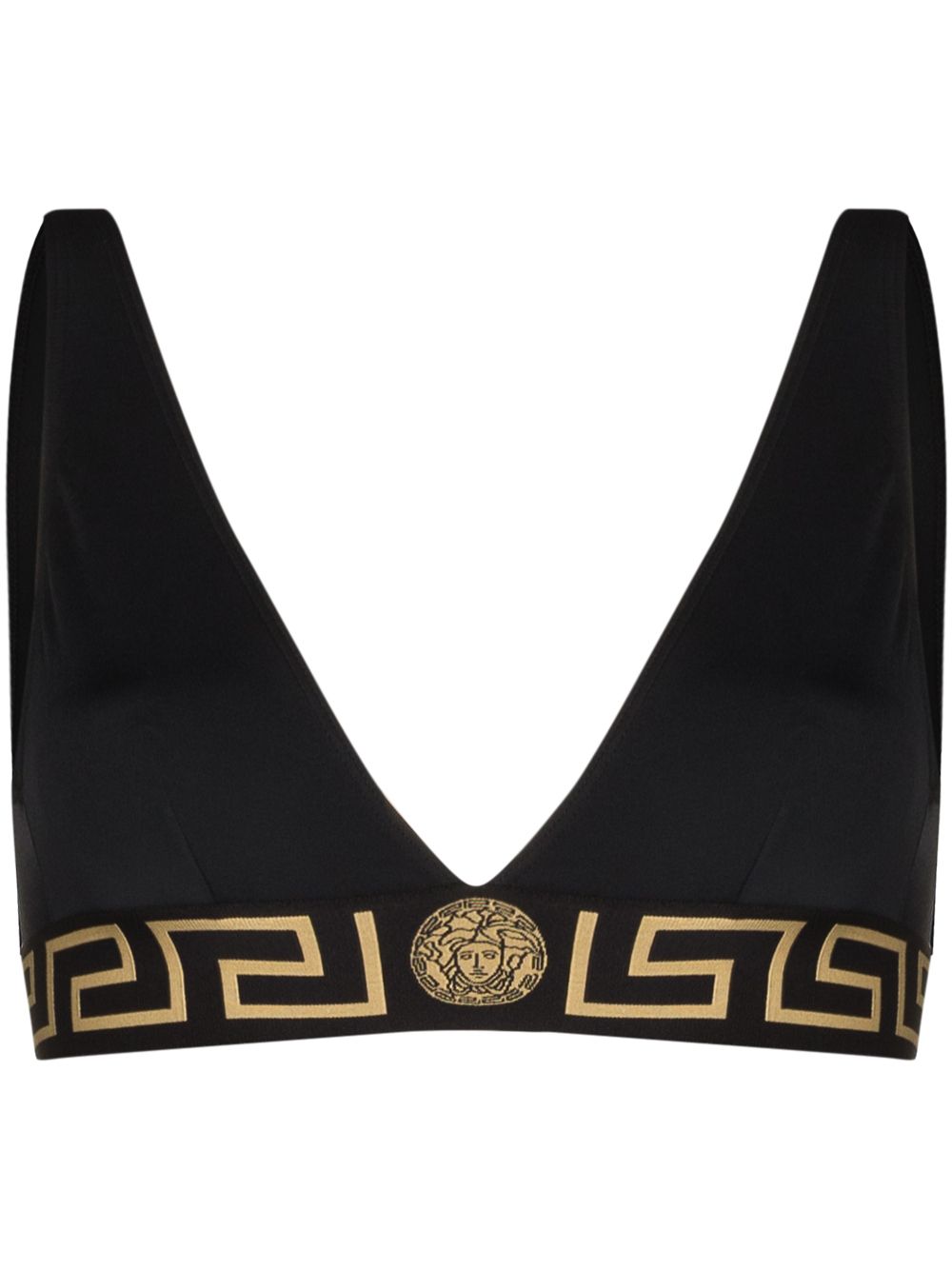 Stretch fabric bikini top