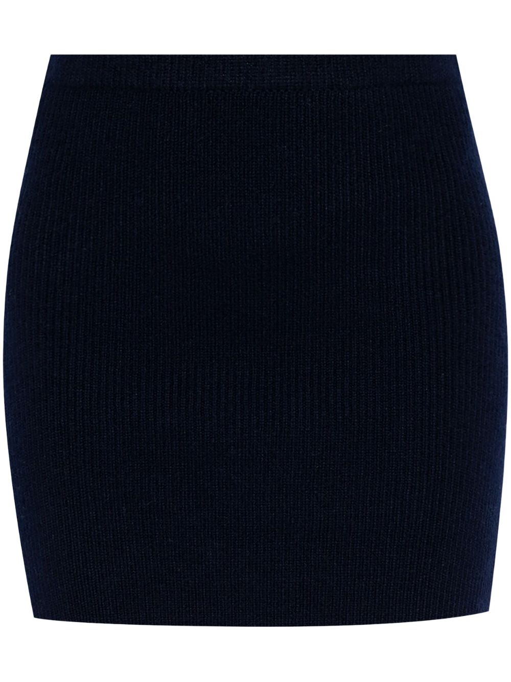 Cashmere mini skirt - Blue