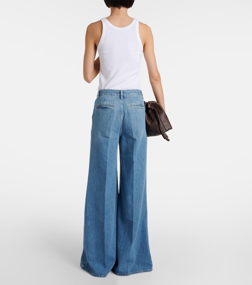 Extra Wide Leg high-rise jeans