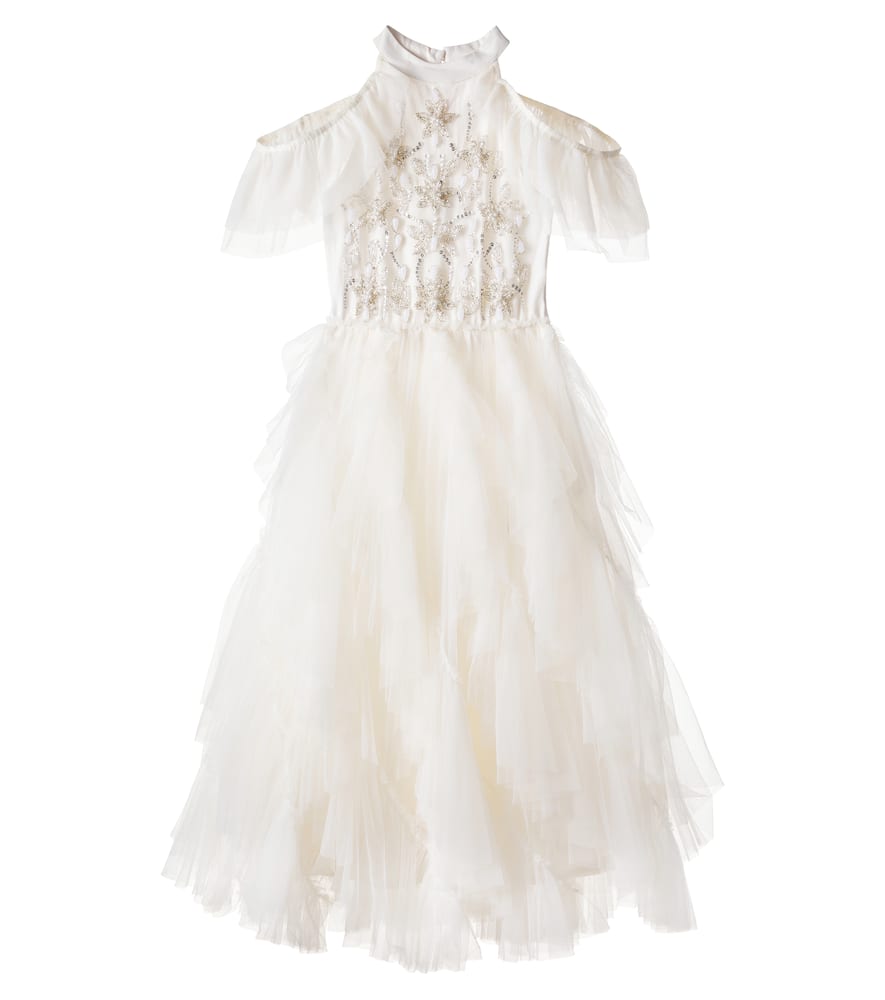 Venus embellished tulle dress