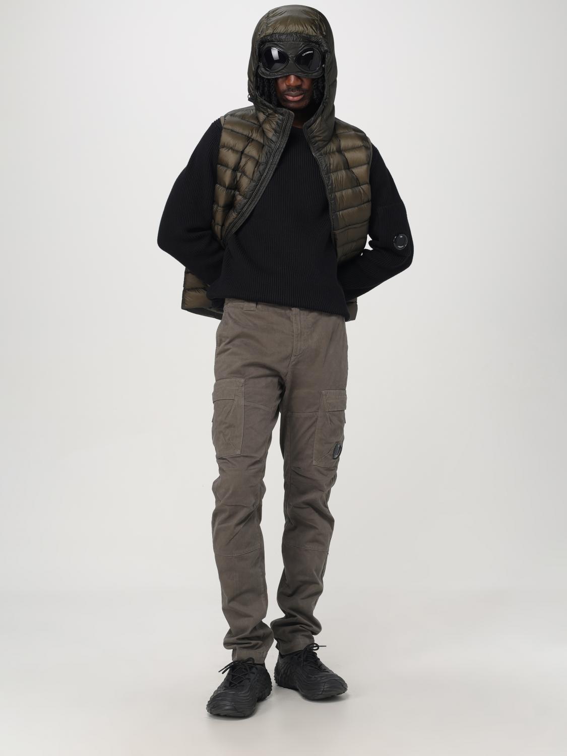 Lens tapered-leg cargo trousers - Grey