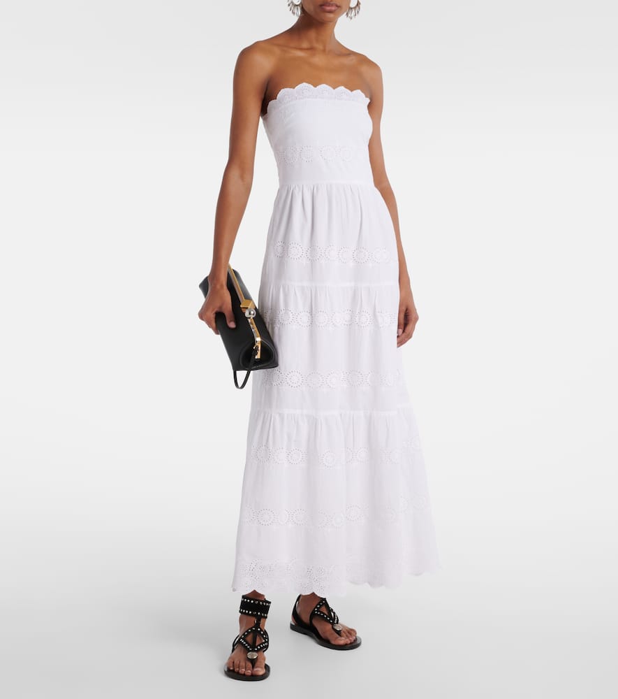 Sophie broderie anglaise cotton maxi dress