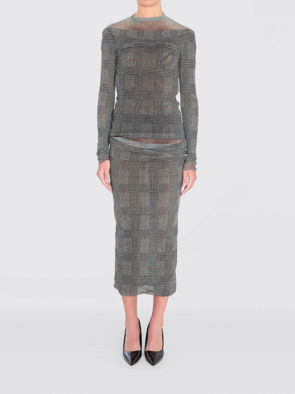 Top Woman color Grey