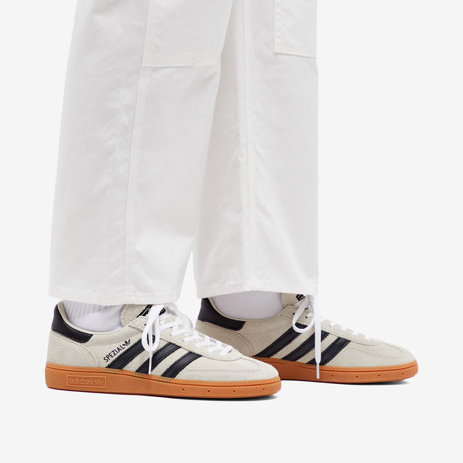 Handball Spezial Sneakers in Alumina/Core Black, Size UK 5.5