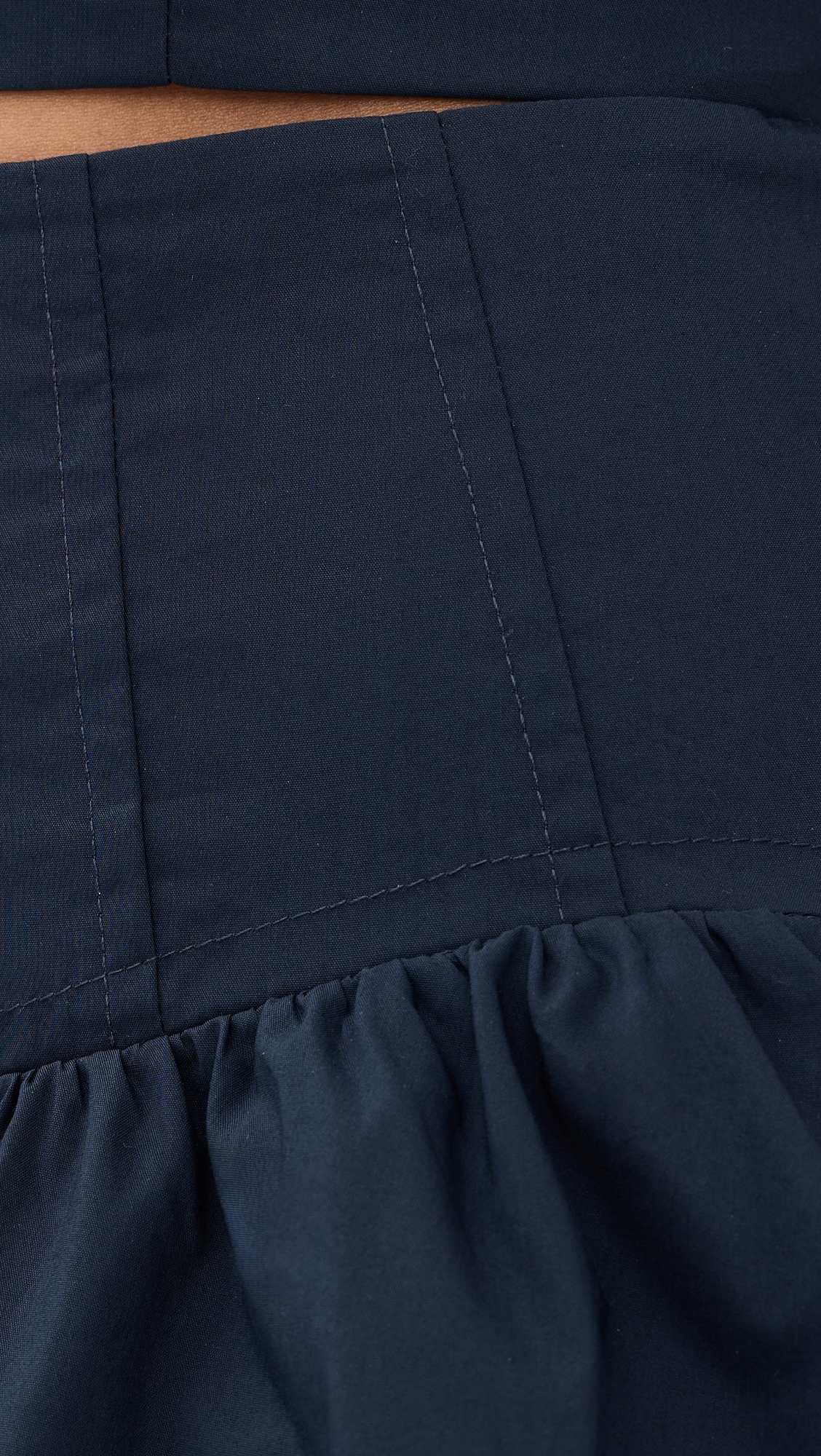Pippa Bubble Mini Skirt Midnight